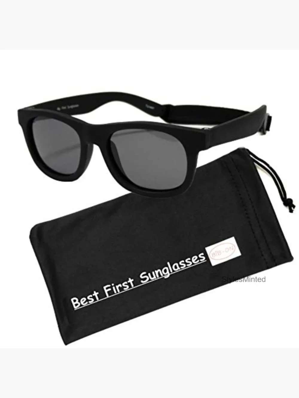Vintage Straps Baby Toddler First Sunglasses Ages 1-2 Years BIB-ON